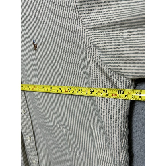 Polo Ralph Lauren Shirt Mens XL 15.5-34 Button Down Flesh Pony Preppy Academia - Picture 4 of 6